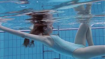 Anna Netrebko skinny tiny teen underwater